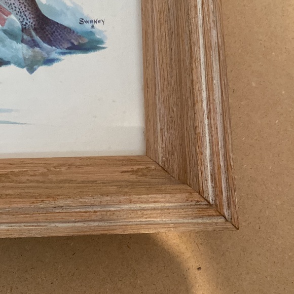 VTG 2 Sweney 70s 3D Prints. Framed Art. 18”x16.5”. Molded Plastic Print. - Picture 12 of 16